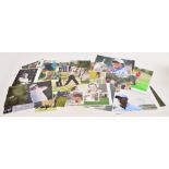 Fifty signed golf photographs,