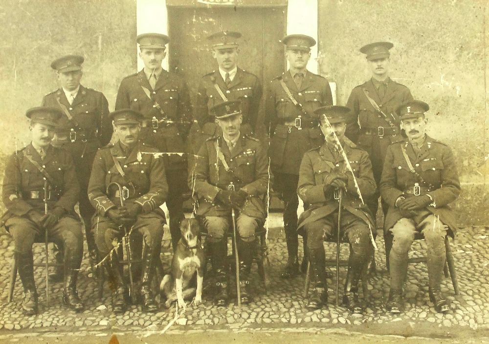 A rare WWI period black and white photograph of ten senior officers to include Montgomery, - Image 3 of 3