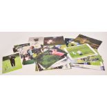 Fifty signed golf photographs,