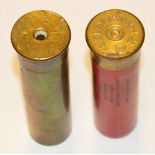 **Section 2 Shotgun licence required** A No.1 4 bore Eley cartridge and a 4 bore brass.