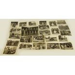 A collection of 24 black and white official photographs depicting Allied senior officers including