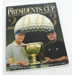 A Presidents Cup programme 2003, from Fancourt Hotel & Country Club,