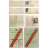 DEMPSEY (GENERAL SIR MILES); four identity cards, 1940 (Brigadier), 1943 (Lieutenant General),