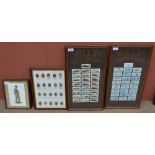 A set of twenty Wills cigarette cards depicting military mottos,