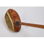 A Spalding wooden head, centre shafted putter,