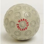 A Martins Zodiac patent golf ball, c.