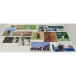 Twenty signed golf photographs from European Ryder Cup players,