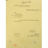 An original telegram "War has broken out between England and Germany".