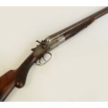 **RFD Buyers Only** A 12 bore Midland Gun Co. side by side hammer gun, the receiver engraved with