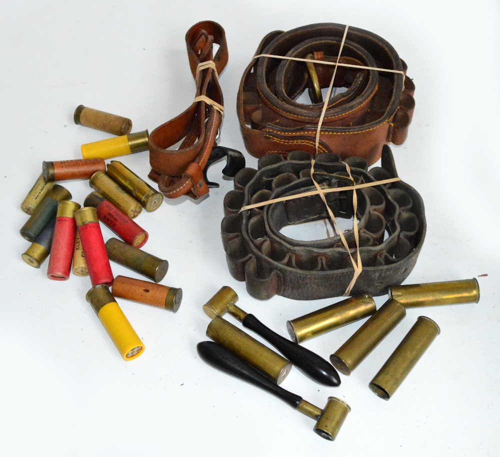 **Section 2 Shotgun licence required** A quantity of paper label 12 bore cartridges, brasses,