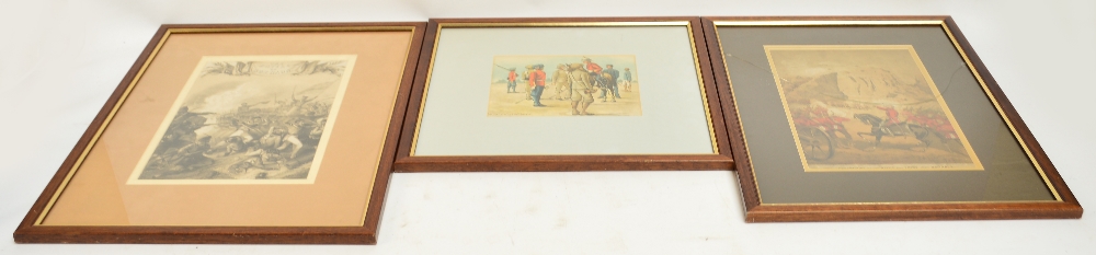 *Amended Estimate* Eight 19th century and later military prints, including "The Battle of Sobraon", - Image 3 of 3