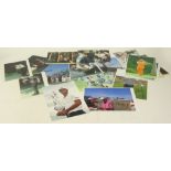 Twenty signed golf photographs from American Ryder Cup players,