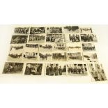 A collection of 26 original black and white photographs depicting General Sir Miles Dempsey and the