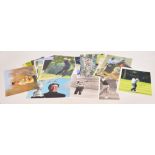 Twenty signed golf photographs from major champions,