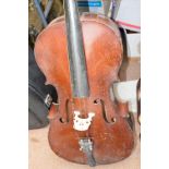 A student's Excelsior violoncello made for Busey & Hawkes.