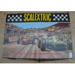 A vintage boxed Scalextric set.