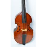 A fine modern English bass viol by Roger Rose, labelled "Roger Rose,