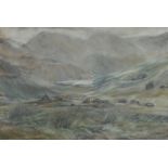 PETER SHAW (1926-1982); pastel "Casedale Tarn", signed and dated 1969, titled verso, 30 x 45.