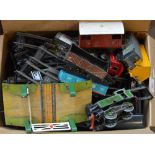 A quantity of Hornby O gauge model railway including an engine LNER 460, other rolling stock,