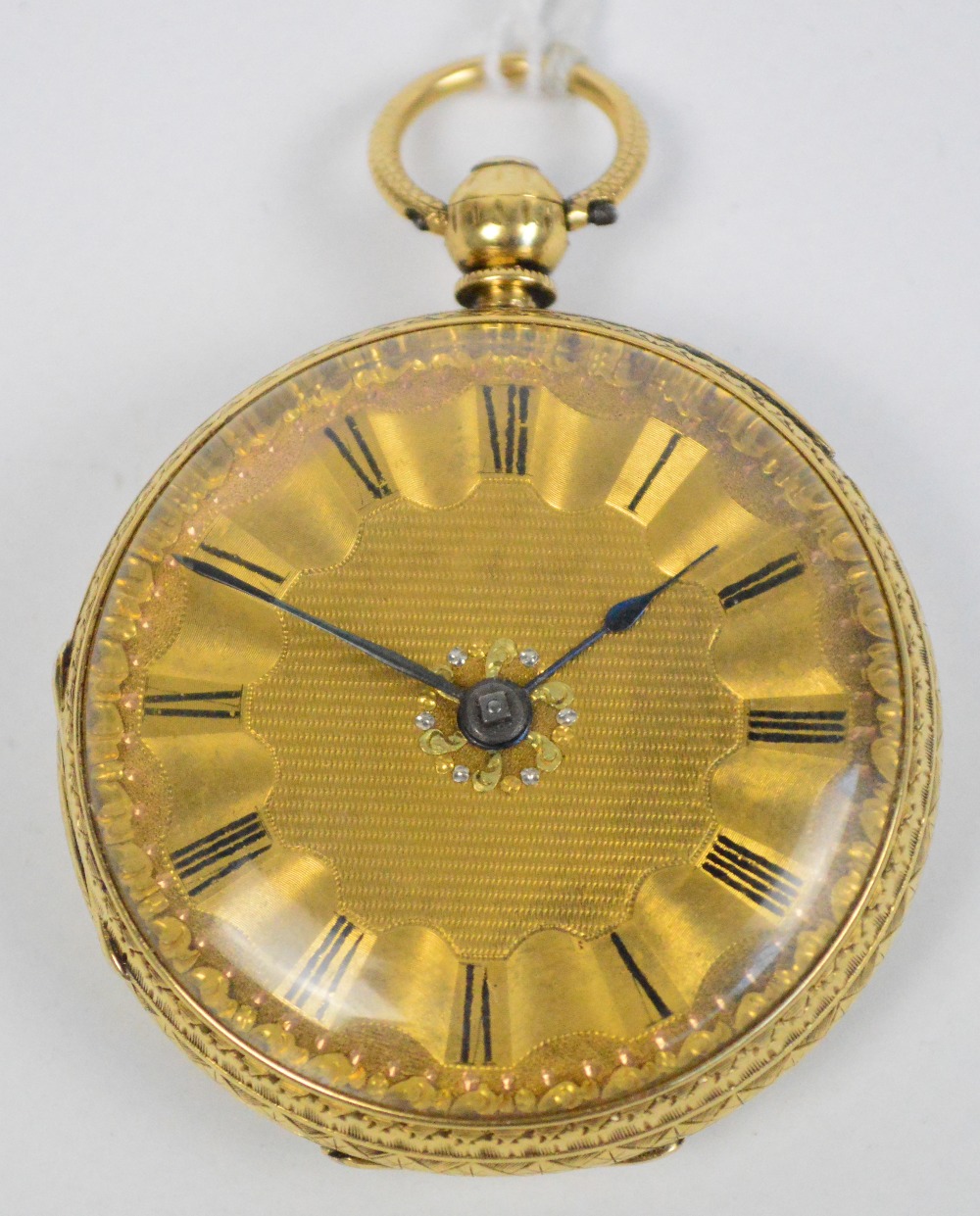 A 19th century 18ct gold cased key wind pocket watch,