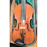 A full size "The Maidstone" violin by John Murdoch & Co, length of back 36cm.