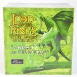 A boxed W.Britain Lord of the Rings hand painted diorama, Gandalf and the Balrog.