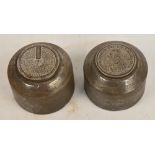 Two rare Matthew Boulton gun steel dies, c.1790, for production of coins.