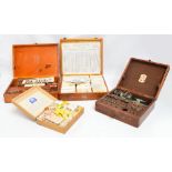 Two cased watchmaker's tool sets, including "The Pultra Ten no.