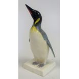 A Royal Worcester porcelain penguin modelled by Doris Linder, puce marks to base, no.