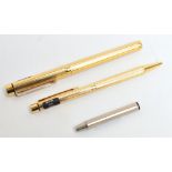 A boxed Sheaffer two pen set including fountain pen with 14ct gold nib.