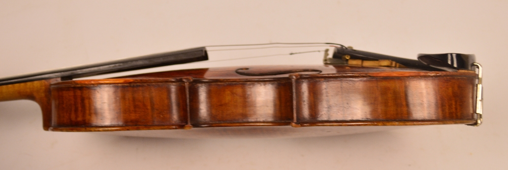 A full size violin with one-piece back, - Image 3 of 3