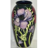 A contemporary Moorcroft vase in the Anemone pattern, dated 2002 to the underside, height 25cm.