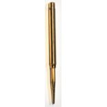 An S. Mordan & Co. 9ct gold propelling pencil.