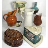 A small quantity of ceramics to include a Portmeirion game pie dish and cover,