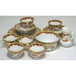 A small quantity of Royal Albert teaware to include cups, saucers, sugar bowl, creamer.