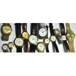 A quantity of gentlemans and ladies wristwatches to include, Accurist, Timex, Seconda,