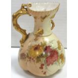 A Royal Worcester blush ivory jug,