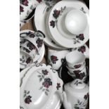 A good quantity of Royal Albert "Masquerade" teaware to include cups, saucers, coffee pot, side