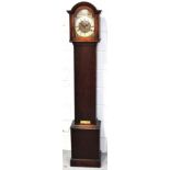 A 20th century oak "Pidduck of Southport" grandmother clock,