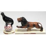 Two limited edition Coalport My Goodness My Guinness figurines; "Sea Lion" limited edition no. 703/