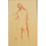 After PIERRE ROULOT; a signed print, female nude study, signed in pencil and dated '83, 30.5 x 19.