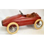 A 1950s Maserati child's pedal car by Giordani,