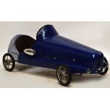 A late 1940s/early 1950s Talbot Lago child's pedal car, possibly by Pierre Guy,