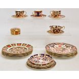 A collection of twenty two pieces of Royal Crown Derby Imari porcelain, 19th century and later,