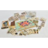 A collection of loose tea and cigarette cards in sets and part sets, including Brooke Bond Tea,