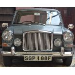 A 1968 Vanden Plas Princess 1300 automatic in matte green with beige leather and walnut interior,