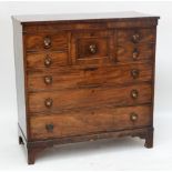 An early Victorian mahogany Scottish chest,