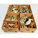 A group of Beswick figures of birds including model no.1018 "Bald Eagle", model no.756 "Mallard