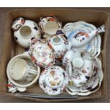 Three tea sets; Royal Albert "Hyde Park", Paragon "Elgin" comprising eight trios, sandwich plate,