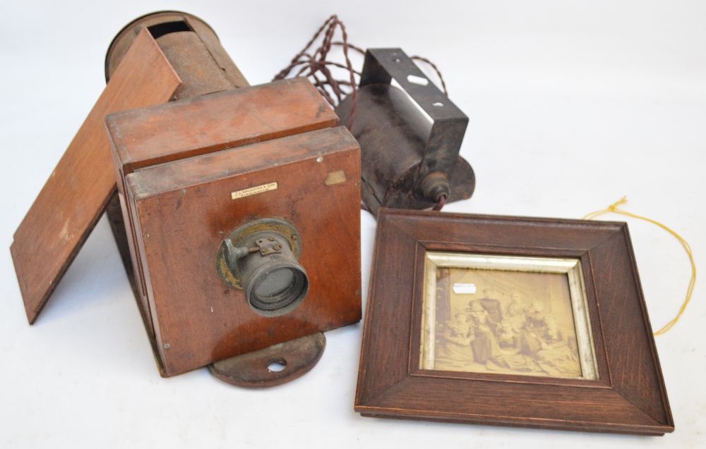 ***AMENDED DESCRIPTION*** A Lancaster Plate Camera converted into an enlarger,